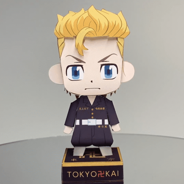Takemichi Hanagaki - Tokyo Revengers 3D Papercraft Template (PDF Download)