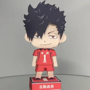 Tetsurō Kuroo - Haikyu 3D Papercraft Template (PDF Download)