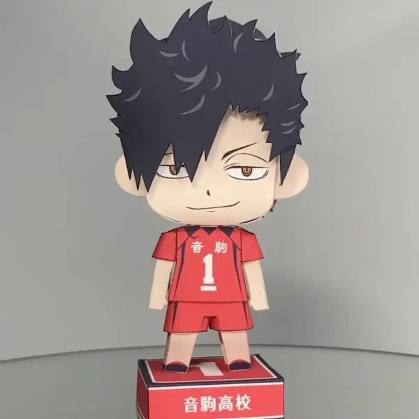 Tetsurō Kuroo Tetsurō Kuroo - Haikyu 3D Papercraft Template (PDF Download)