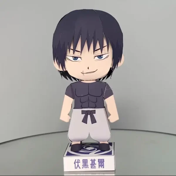 Tojo Fusiguro Toji Fushiguro - JJK 3D Papercraft Template (PDF Download)