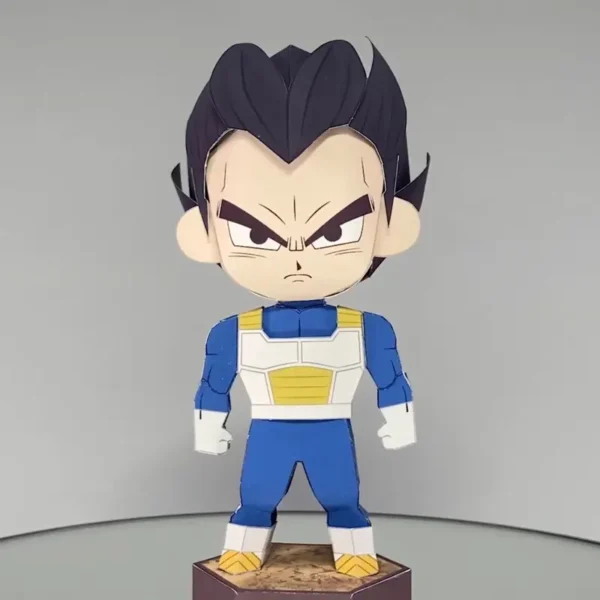 Vegeta - Dragon Ball 3D Papercraft Template (PDF Download)