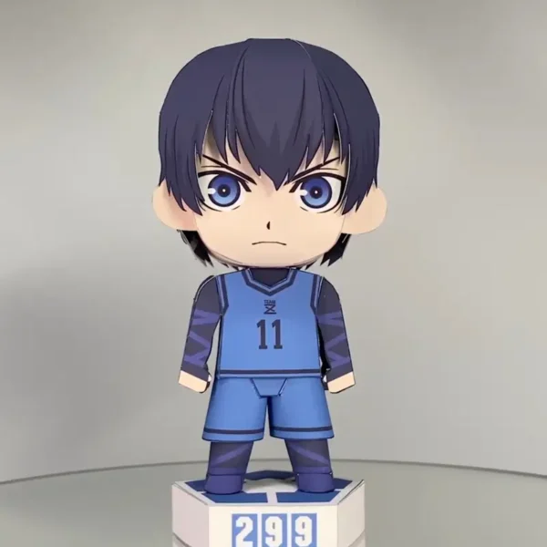 Yoichi Isagi - Bluelock 3D Papercraft Template (PDF Download)