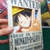 Monkey D Luffy- Wanted 3D Papercraft Template (PDF Download)