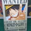 Monkey D Luffy- Wanted 3D Papercraft Template (PDF Download)