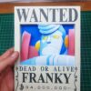 Franky - Wanted 3D Papercraft Template (PDF Download)