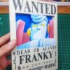 Franky - Wanted 3D Papercraft Template (PDF Download)