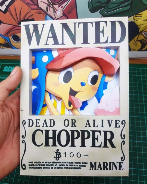 Chopper - Wanted 3D Papercraft Template (PDF Download)