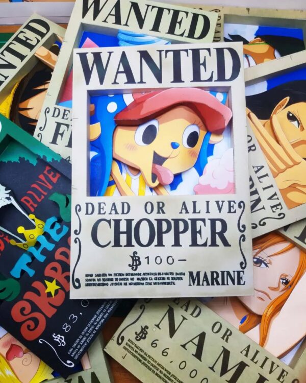 2026/03/1000054306.jpg Straw Hat Crew - Wanted 3D Papercraft Template (PDF Download)