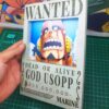 God Usopp - Wanted 3D Papercraft Template (PDF Download)