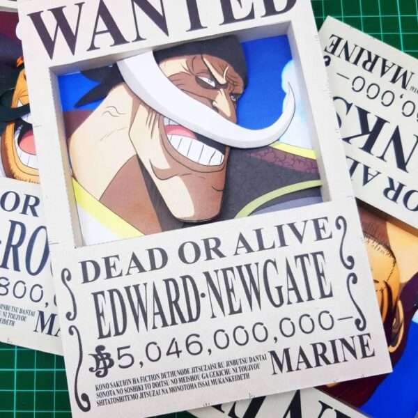 Edward Newgate - Wanted 3D Papercraft Template (PDF Download)