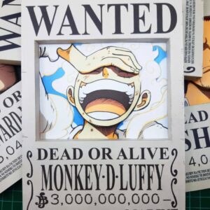 Moster Trio - Wanted 3D Papercraft Template (PDF Download)