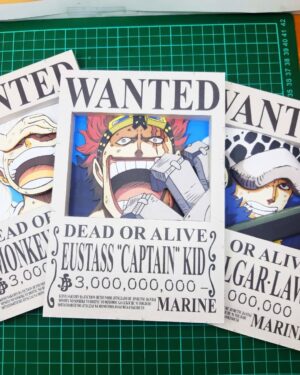 Worst Generation- Wanted 3D Papercraft Template (PDF Download)