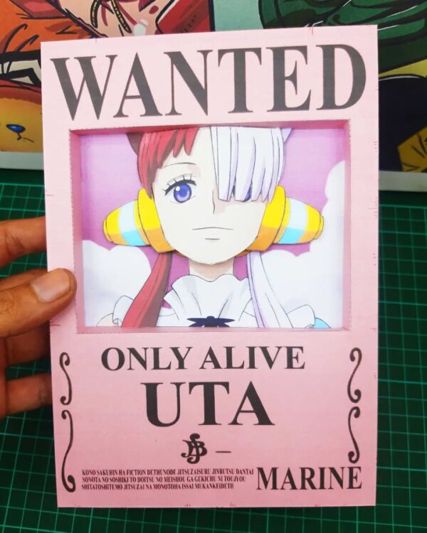 2026/03/1000054331.jpg Uta - Wanted 3D Papercraft Template (PDF Download)