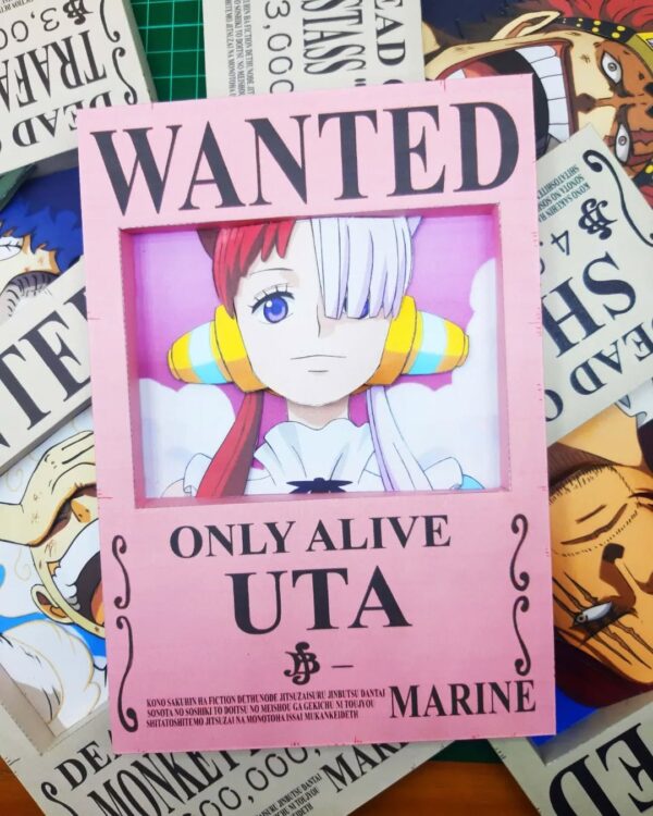 2026/03/1000054333.jpg Uta - Wanted 3D Papercraft Template (PDF Download)